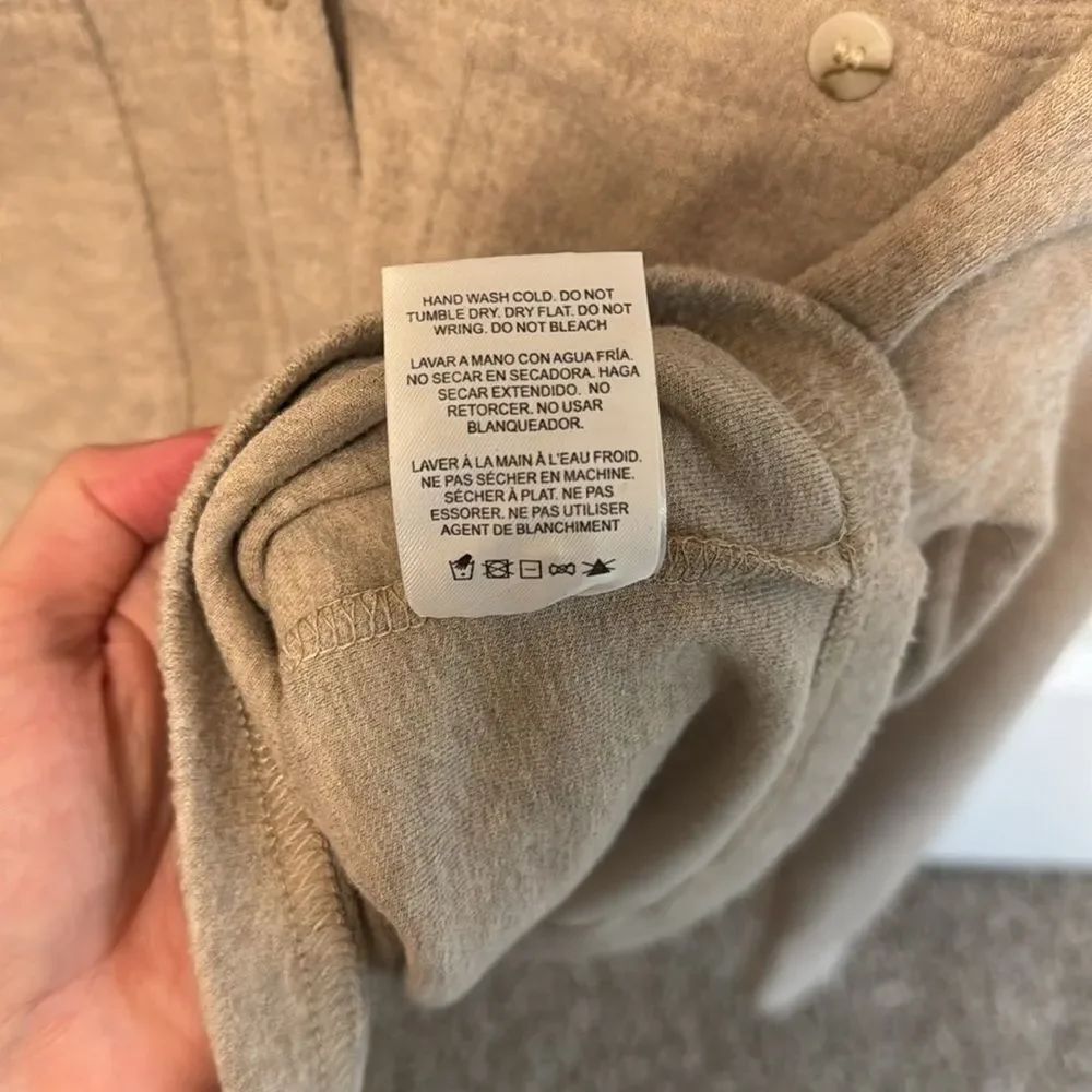 Beige Shacket  - Picture 5 of 6